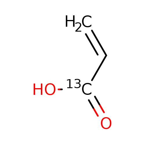 O[13C](=O)C=C