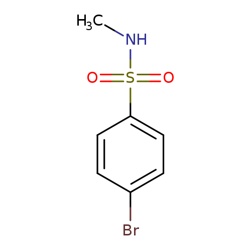 CNS(=O)(=O)c1ccc(cc1)Br