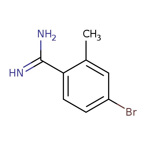 Brc1ccc(c(c1)C)C(=N)N