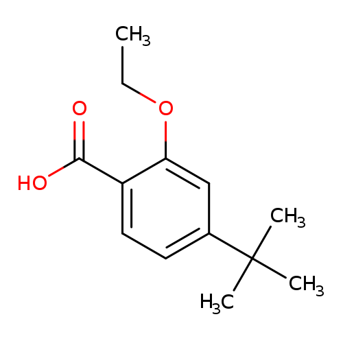 CCOc1cc(ccc1C(=O)O)C(C)(C)C