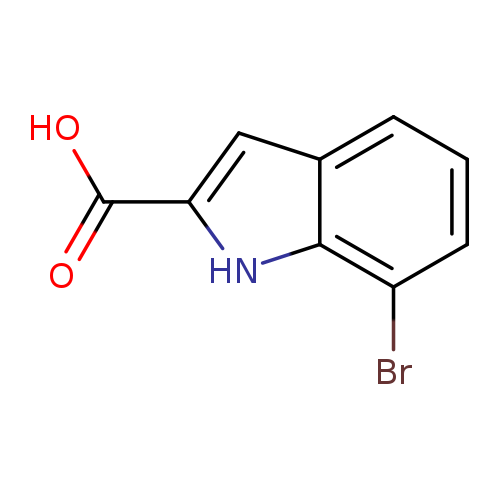 OC(=O)c1cc2c([nH]1)c(Br)ccc2