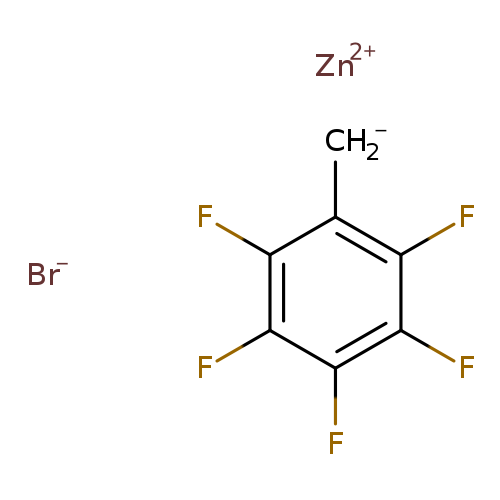 Fc1c([CH2-])c(F)c(c(c1F)F)F.[Zn+2].[Br-]