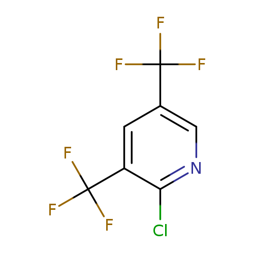 Clc1ncc(cc1C(F)(F)F)C(F)(F)F
