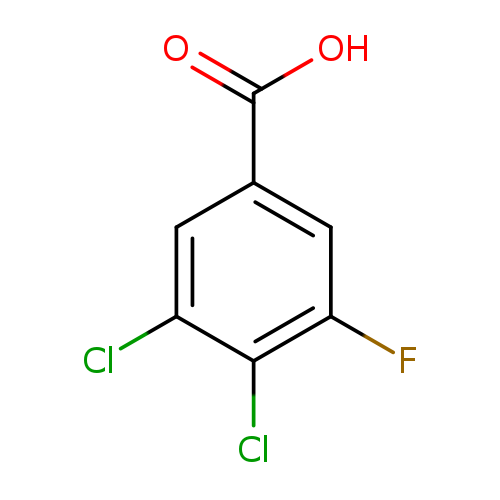 OC(=O)c1cc(F)c(c(c1)Cl)Cl