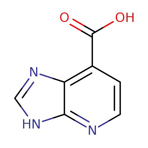 OC(=O)c1ccnc2c1nc[nH]2