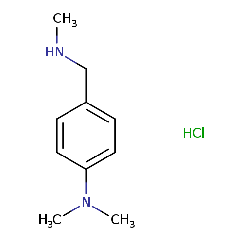 CNCc1ccc(cc1)N(C)C.Cl