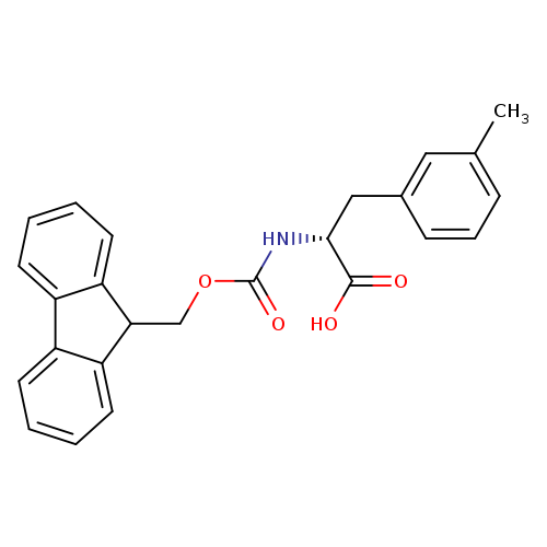 O=C(N[C@@H](C(=O)O)Cc1cccc(c1)C)OCC1c2ccccc2c2c1cccc2