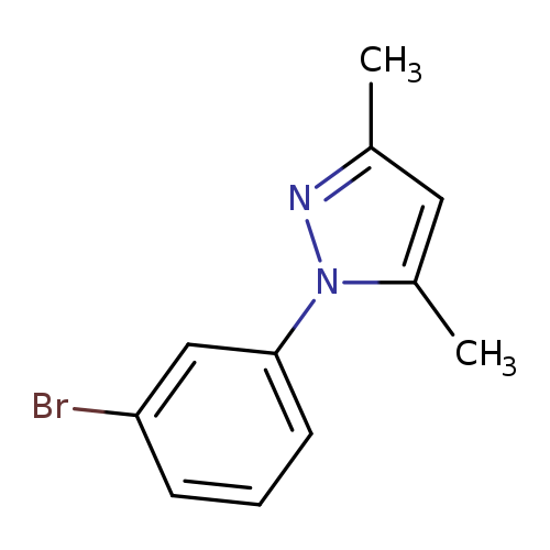 Brc1cccc(c1)n1nc(cc1C)C
