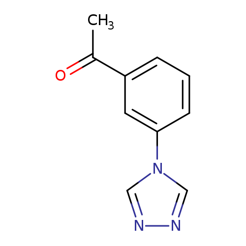 CC(=O)c1cccc(c1)n1cnnc1