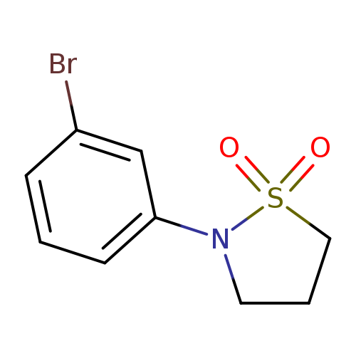 Brc1cccc(c1)N1CCCS1(=O)=O