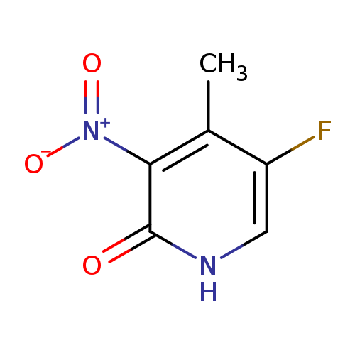 [O-][N+](=O)c1c(=O)[nH]cc(c1C)F