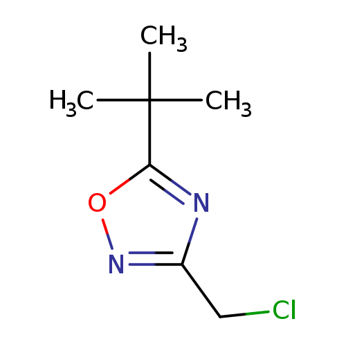 ClCc1noc(n1)C(C)(C)C