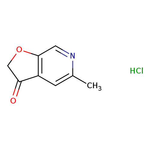 Cc1ncc2c(c1)C(=O)CO2.Cl