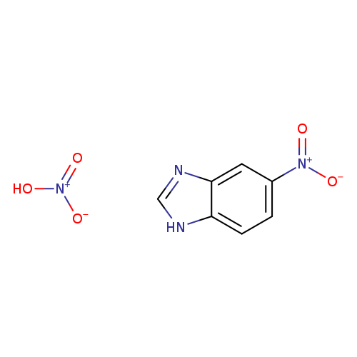 [O-][N+](=O)c1ccc2c(c1)nc[nH]2.[O-][N+](=O)O