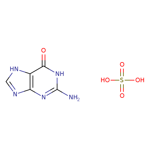 OS(=O)(=O)O.Nc1nc2nc[nH]c2c(=O)[nH]1