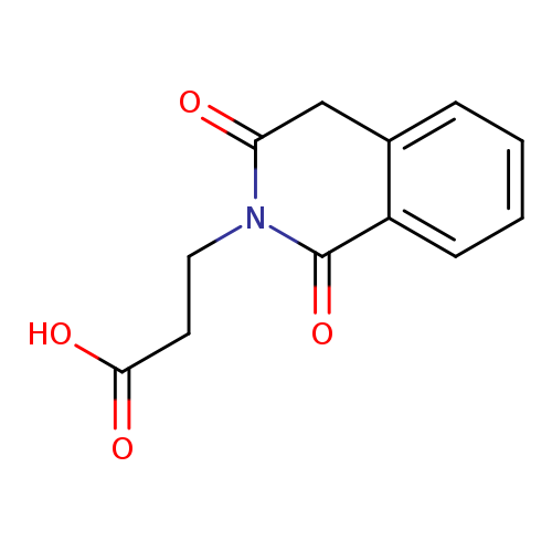 OC(=O)CCN1C(=O)Cc2c(C1=O)cccc2