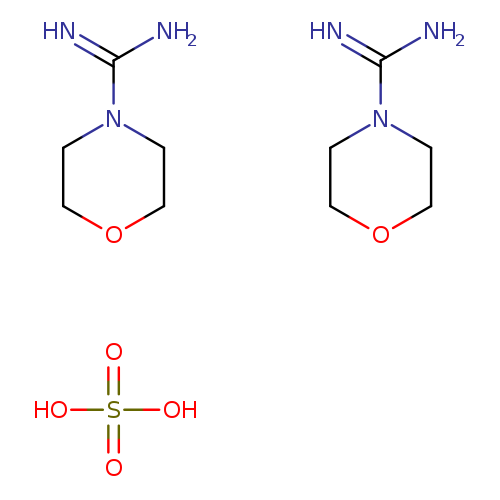 OS(=O)(=O)O.NC(=N)N1CCOCC1.NC(=N)N1CCOCC1