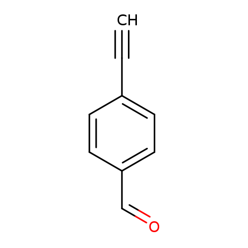 O=Cc1ccc(cc1)C#C