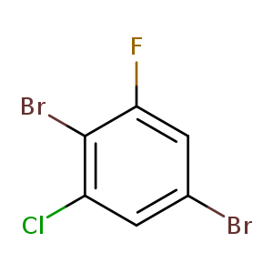 Brc1cc(F)c(c(c1)Cl)Br