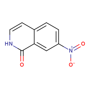 [O-][N+](=O)c1ccc2c(c1)c(=O)[nH]cc2