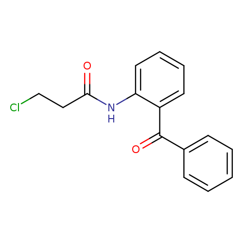 ClCCC(=O)Nc1ccccc1C(=O)c1ccccc1