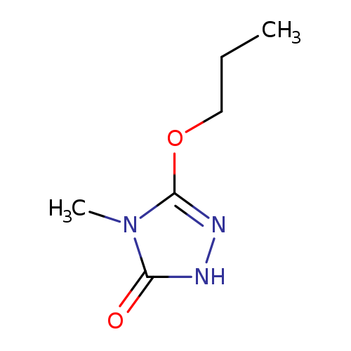 Cn1c(OCCC)n[nH]c1=O