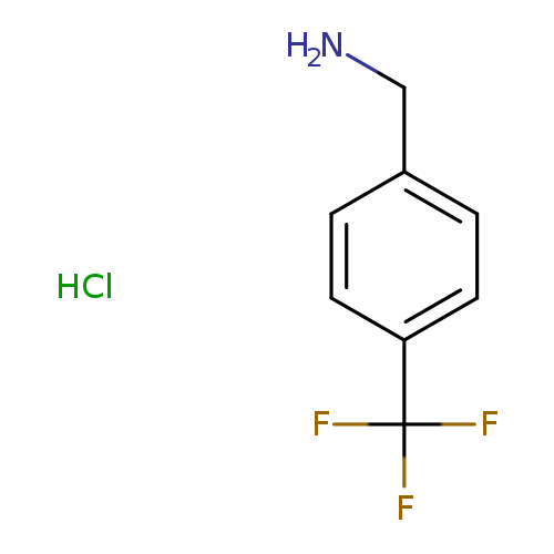 NCc1ccc(cc1)C(F)(F)F.Cl