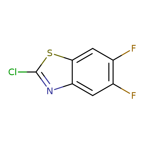 Clc1sc2c(n1)cc(c(c2)F)F