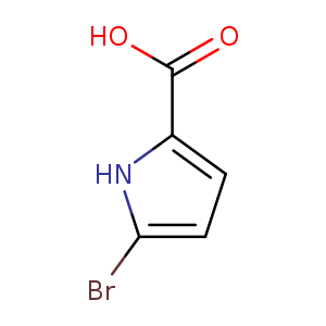 OC(=O)c1ccc([nH]1)Br