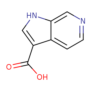 OC(=O)c1c[nH]c2c1ccnc2