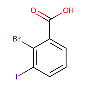 OC(=O)c1cccc(c1Br)I