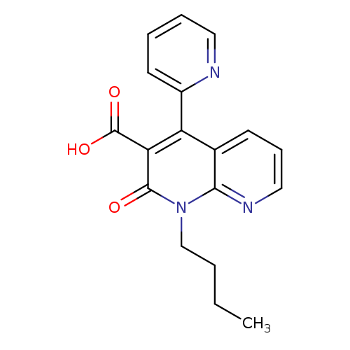 CCCCn1c2ncccc2c(c(c1=O)C(=O)O)c1ccccn1