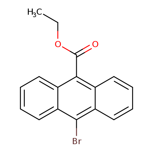 CCOC(=O)c1c2ccccc2c(c2c1cccc2)Br
