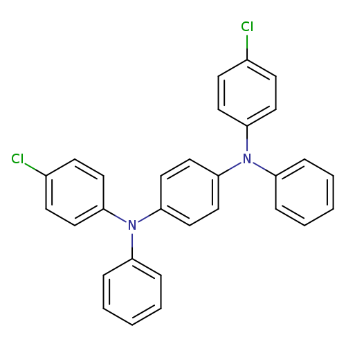 Clc1ccc(cc1)N(c1ccccc1)c1ccc(cc1)N(c1ccc(cc1)Cl)c1ccccc1