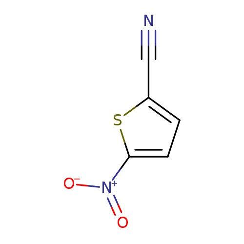 N#Cc1ccc(s1)[N+](=O)[O-]