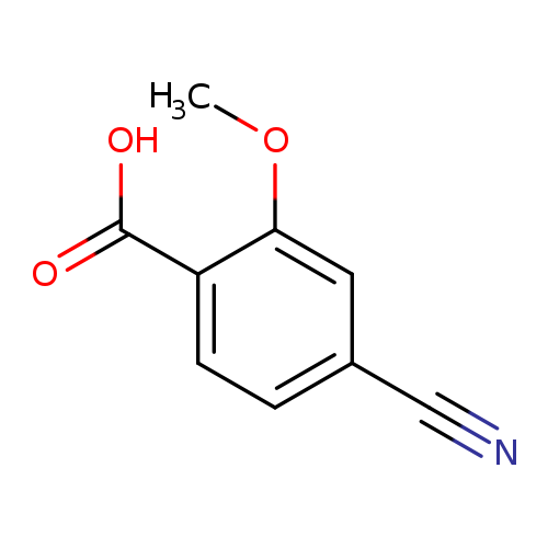 COc1cc(C#N)ccc1C(=O)O