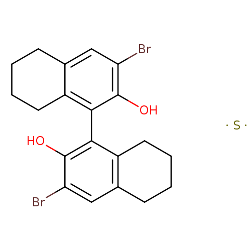 Brc1cc2CCCCc2c(c1O)c1c(O)c(Br)cc2c1CCCC2.[S]