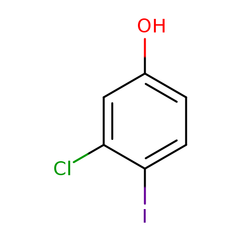 Oc1ccc(c(c1)Cl)I