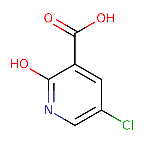 Clc1cnc(c(c1)C(=O)O)O