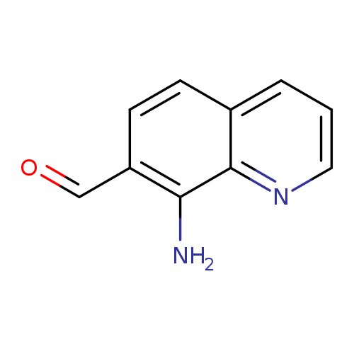 O=Cc1ccc2c(c1N)nccc2