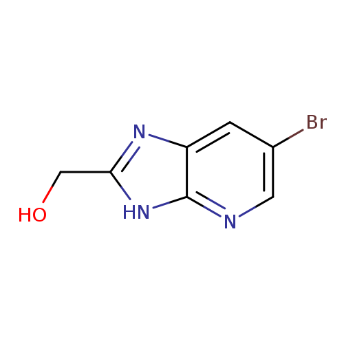 OCc1nc2c([nH]1)ncc(c2)Br