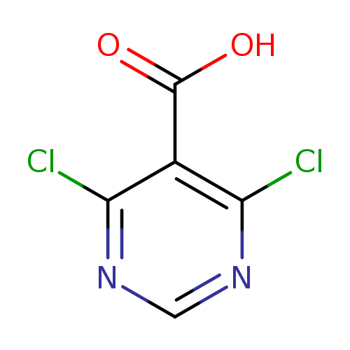 OC(=O)c1c(Cl)ncnc1Cl