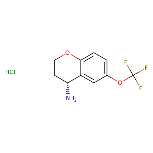 N[C@@H]1CCOc2c1cc(cc2)OC(F)(F)F.Cl