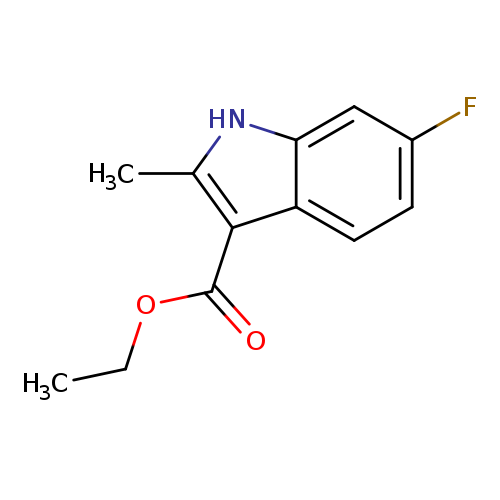 CCOC(=O)c1c(C)[nH]c2c1ccc(c2)F
