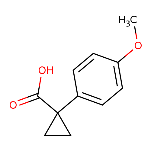 COc1ccc(cc1)C1(CC1)C(=O)O