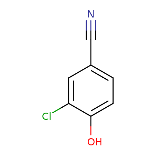 N#Cc1ccc(c(c1)Cl)O