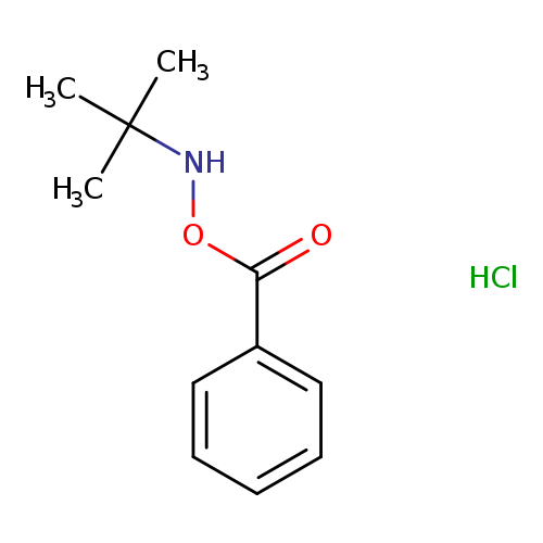O=C(c1ccccc1)ONC(C)(C)C.Cl