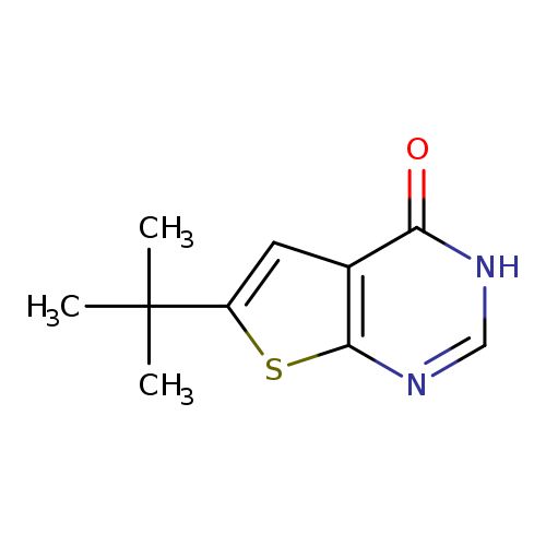 O=c1[nH]cnc2c1cc(s2)C(C)(C)C