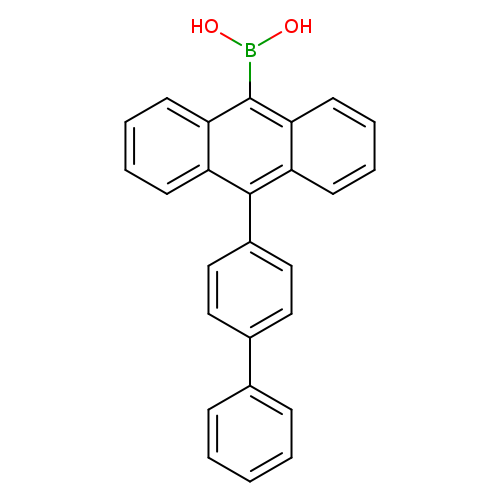 OB(c1c2ccccc2c(c2c1cccc2)c1ccc(cc1)c1ccccc1)O