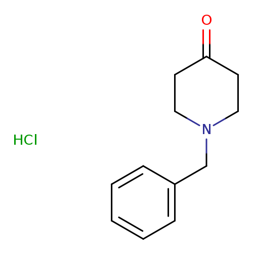 O=C1CCN(CC1)Cc1ccccc1.Cl